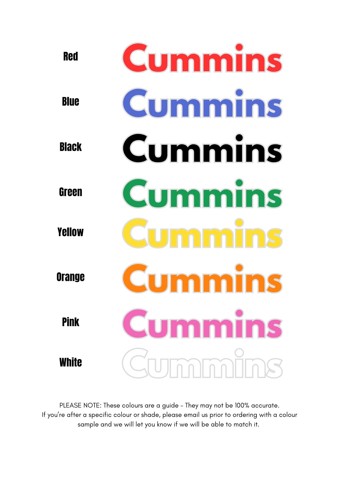 Cummins Windscreen Banner (2 pack)